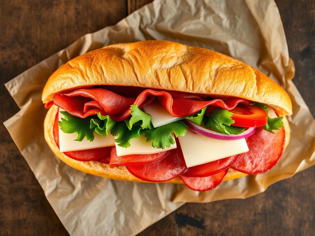 The Mill Rock Italian sub sandwich